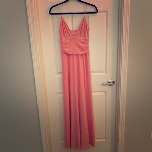 Laundry pink formal dress
